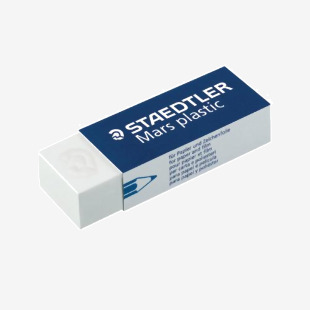 Staedtler Mars Plastic Eraser (Pack of 2) 52650BK2DA ST52819