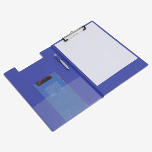 Rapesco Foldover Clipboard Foolscap Blue VFDCB0L3 HT03076