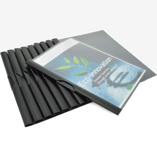 Rapesco ECO Clip File A4 - Black - PK10 - 1595 20523RA