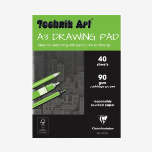 Technik Art Drawing Pad A3 90gsm XPC3 CH21028