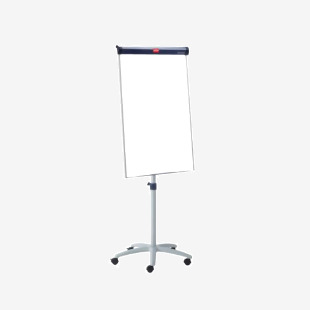 Nobo Barracuda Mobile Flipchart and Drywipe Easel Dark Blue 1902386 NB25017