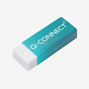 Q-Connect Plastic Eraser White (20 Pack) KF00236 KF00236