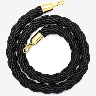 SECO 2m Black Rope for VIP Chrome Posts - BLACKROPE 24982SS