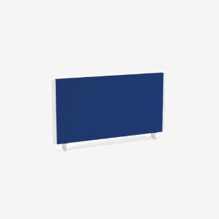 Impulse Straight Screen W800 x D25 x H400mm Blue With White Frame - I004617 16309DY