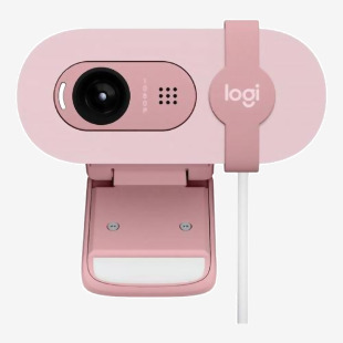 Logitech Brio 100 30 FPS 2MP 1920 x 1080 Pixels Full HD USB Wired Rose Pink Webcam 8LO960001623