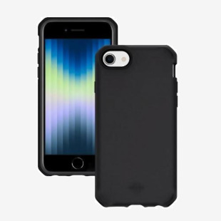 Mobilis Spectrum Apple iPhone SE 2nd Gen iPhone 7 and iPhone 8 Antimicrobial 100% Recycled Black Phone Case 8MNM066023