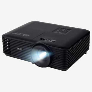 Acer X129H DLP 4800 ANSI Lumens 1024 x 768 XGA 3D Ready HDMI VGA USB-A Black Projector 8AC10441952