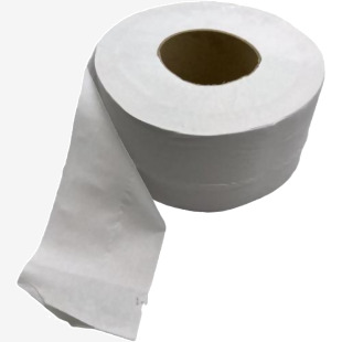 ValueX Mini Jumbo Toilet Rolls 100% Recycled 2Ply 76mm Core L 150m White (Pack 12) - MJ15076R 58834WP