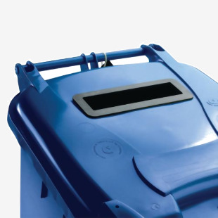 Confidential Waste Wheelie Bin 240 Litre Blue 377892 SBY22229