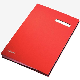 Esselte Signature Book 20 Compartments Red 621062