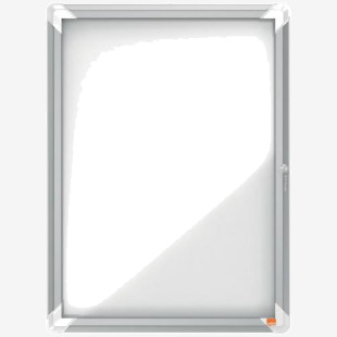 Nobo Premium Plus Outdoor Magnetic Lockable Notice Board 4xA4 White 1902577