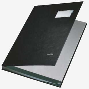 Leitz Signature Book. 10 dividers. Black 57010095