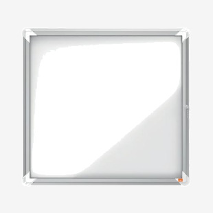 Nobo Premium Plus Outdoor Magnetic Lockable Notice Board 708x667x43mm 6xA4 1902578 NB06404