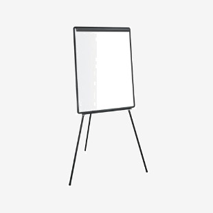 Q-Connect Flipchart Easel A1 Black KF04173 KF04173