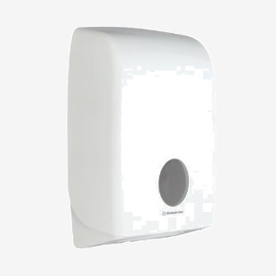 Aquarius Folded Hand Towel Dispenser White 6945 KC01197