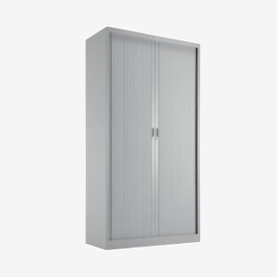 Talos Side Opening Tambour Unit 1000x450x1950mm Grey KF78760 KF78760