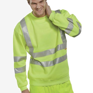 Beeswift High Visibility Sweatshirt L BSW12714