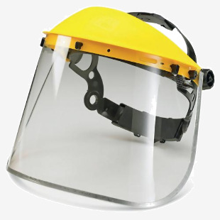 Beeswift Metal Edge Face Visor 8 Inch Clear BSW10957