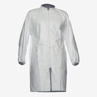 Dupont Tyvek 500 Lab Coat Pl309 (Pack of 10) White L DPT00755