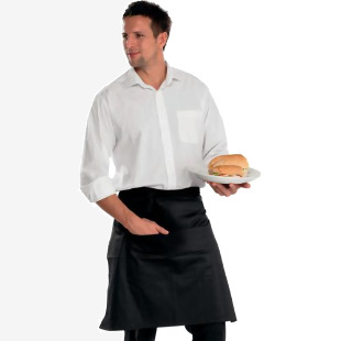 Beeswift Chefs Half Apron Black 29x22 CCCHABL29X22 BSW01011