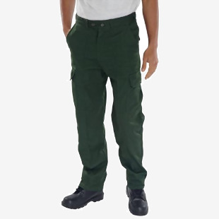 Beeswift Super Click Drivers Trousers Bottle Green 34 BSW10954