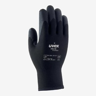 Uvex Unilite Thermo Gloves 1 Pair Black 07 UV03948