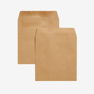 Q-Connect Envelope Wage 108x108mm Plain Self Seal 90gsm Manilla (Pack of 1000) KF3420 KF3420