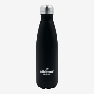 Drinking Bottle Double Walled Stainless Steel 500ml Black 52100 AU52100