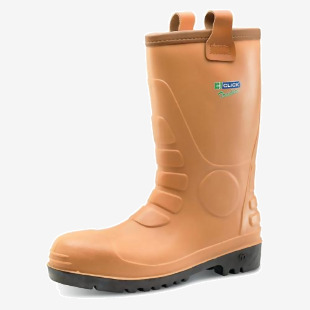 Beeswift Eurorig Steel Toe Cap PVC Safety Boots 1 Pair Tan 06.5 BSW25514