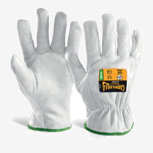 Beeswift Glovezilla Cut Resistant Drivers Gloves 1 Pair White L BSW34640