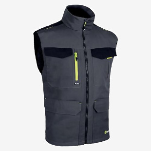 Beeswift Flexworkwear Gilet Two Tone GreyBlack L BSW39145