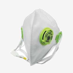 Beeswift P2 Face Mask Fold Flat Valved Pack of 20 BBFFP2V BSW11692