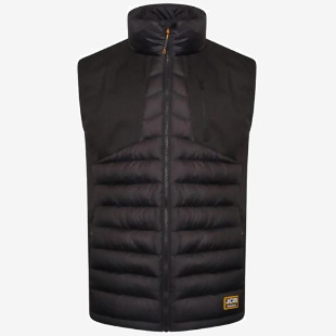 JCB Trade Hybrid Padded Gilet Black S BSW03464