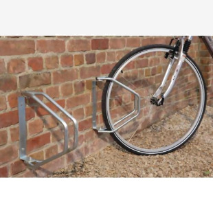 Adjustable wall mounted single cycle rack 320076