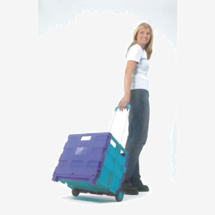 Folding box trolleys - 25kg capacity without lid 321815