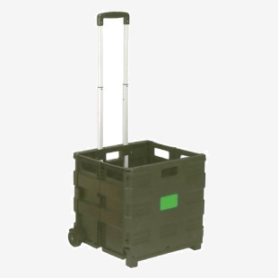 Folding box trolleys - 35kg capacity without lid 350155