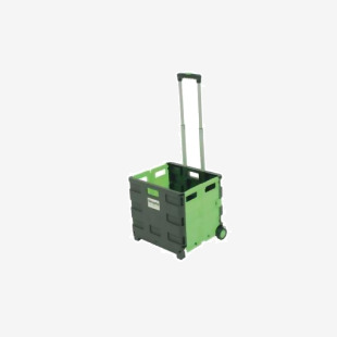 Folding box trolleys - 35kg capacity without lid 413457