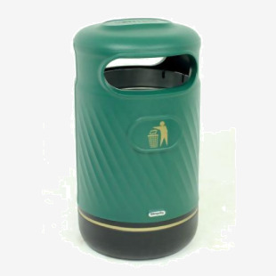 Slingsby Harribin outdoor hooded top litter bin 412033