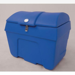 Lockable plastic storage bins, 200L blue 426477