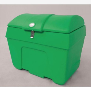 Lockable plastic storage bins, 200L green 426478