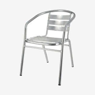 Bistro aluminium armchair 421924