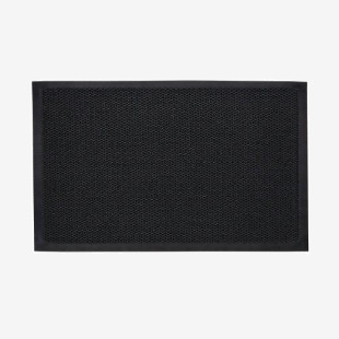 Floortex Doortex Meshmat Dirt Trapping Entrance Mat For Indoor Use With Anti-slip Vinyl Backing 80x120cm Metallic Grey - EREMFLYV0003 59520FL