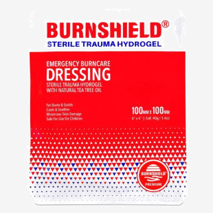 Burnshield Sterile Trauma Hydrohgel 100 x 100mm Dressing CM2331