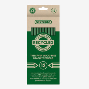 Re:create Treesaver Recycled HB Pencils (Box 12) - TREE12HB 26949EA