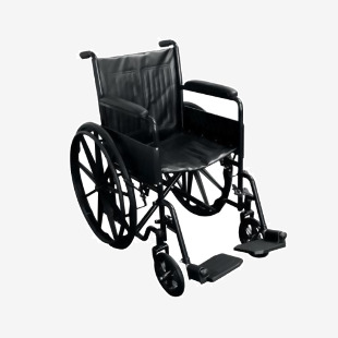 Code Red Lightweight Folding Wheelchair 24 Inch Rear Wheel 3047 HS99423