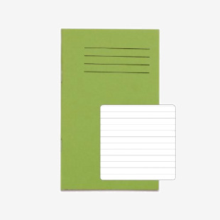 RHINO A6+ Exercise Book 48 page, Green Light, F7 (Pack of 10) PVNB012-81-4