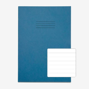 RHINO 13 x 9 Oversized Exercise Book 40 Page, Light Blue, F12 (Pack of 10) PVDU024-260-2