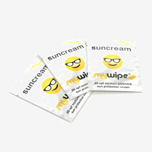 Click Medical Sun Cream Sachet Factor 25 Spf White 60X80mm CM1771