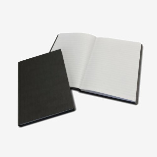 ValueX A5 Casebound Hard Cover Notebook Ruled 192 Pages Black 41593VC