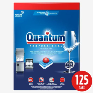 Quantum Powerball Professional Dishwasher Tablets (Pack 125) - 3294235 59135RH